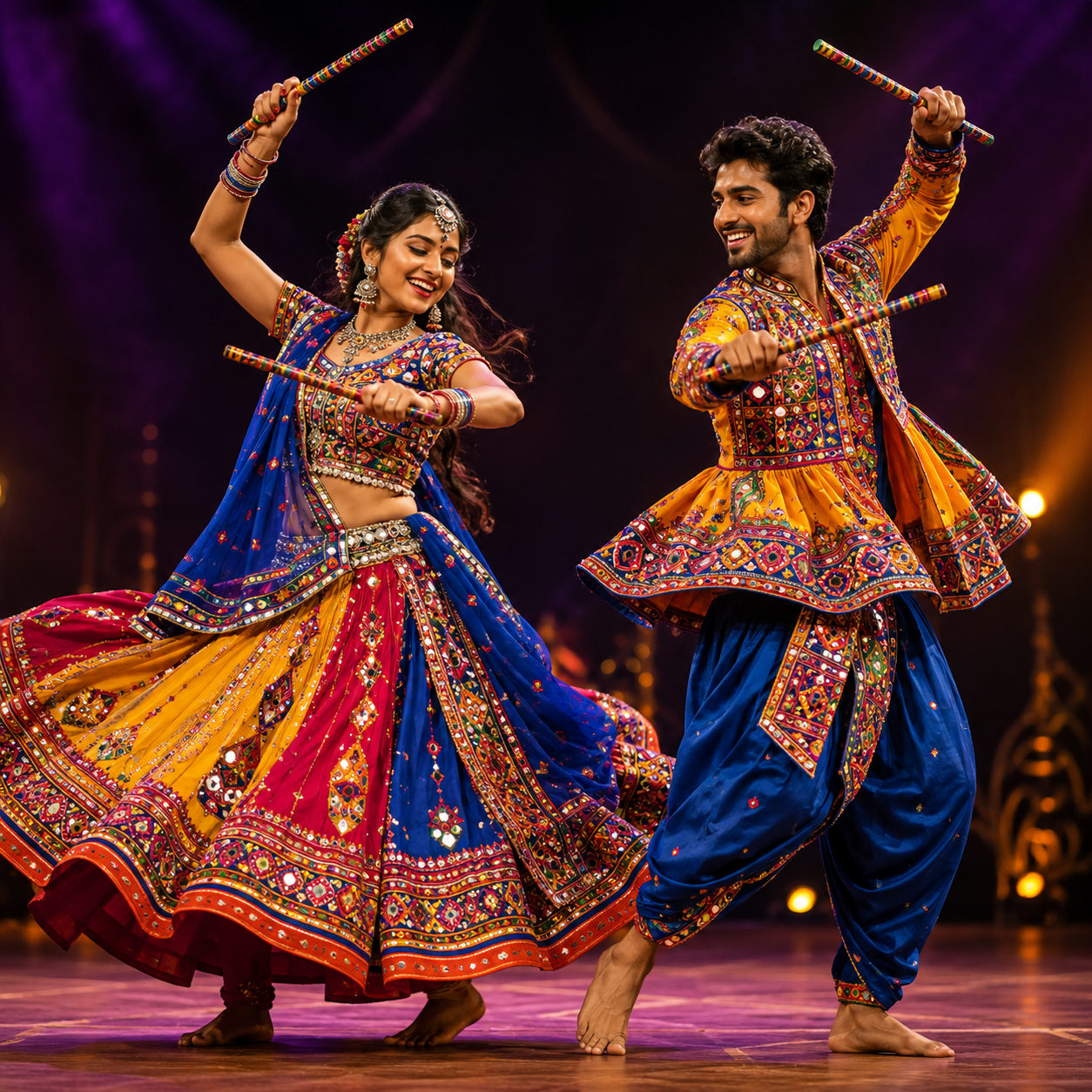 Dandiya dance style image
