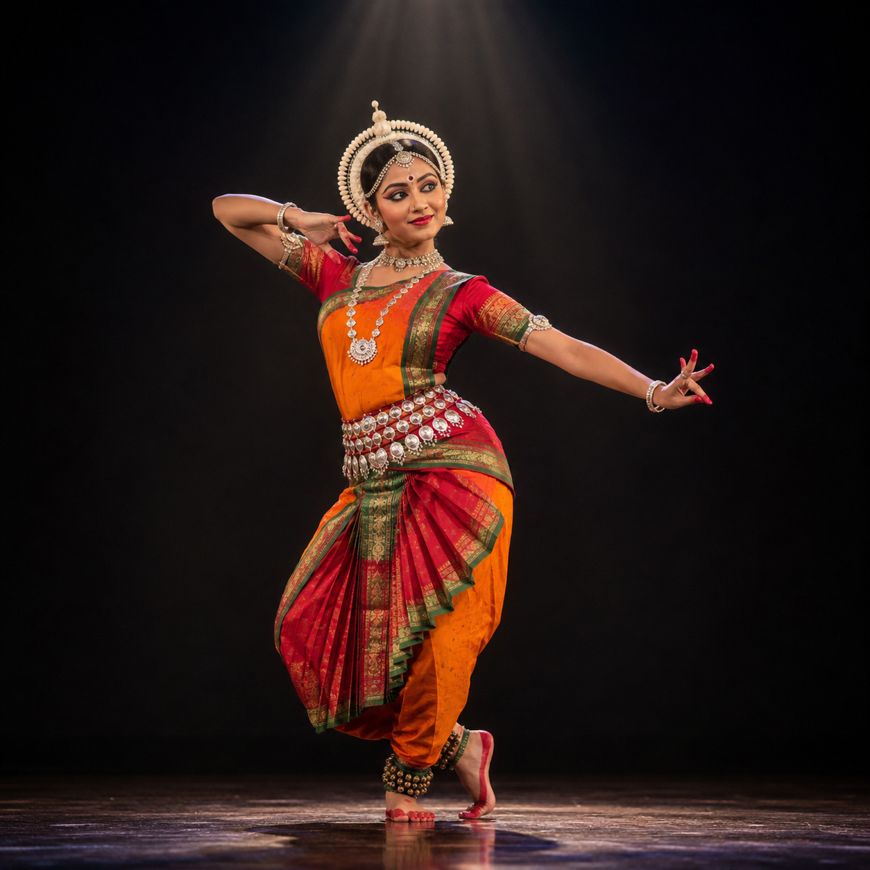 Odissi dance style image